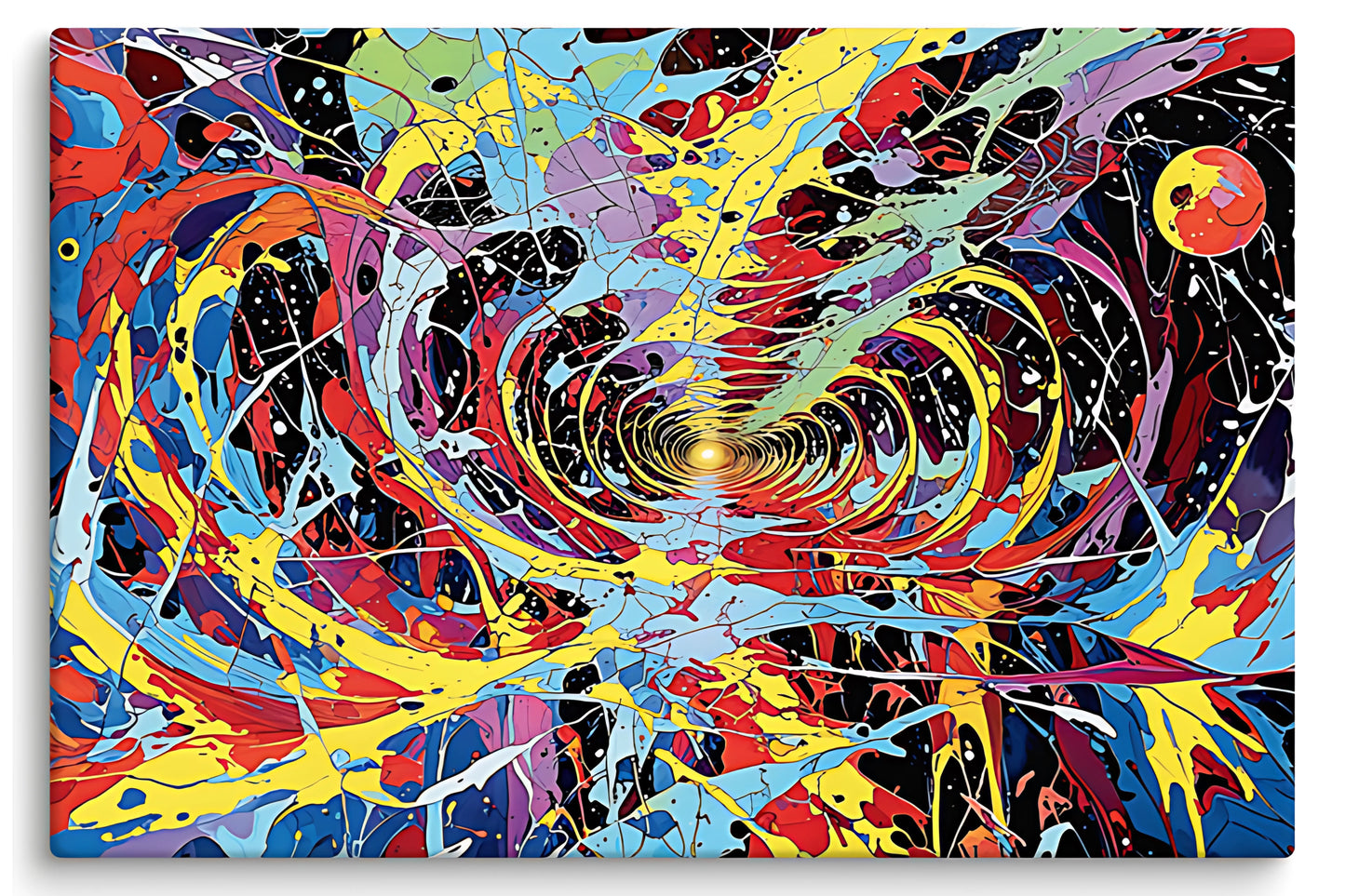 Abstract Wall Art on Stretched Canvas - Museum Quality - VWA00008A