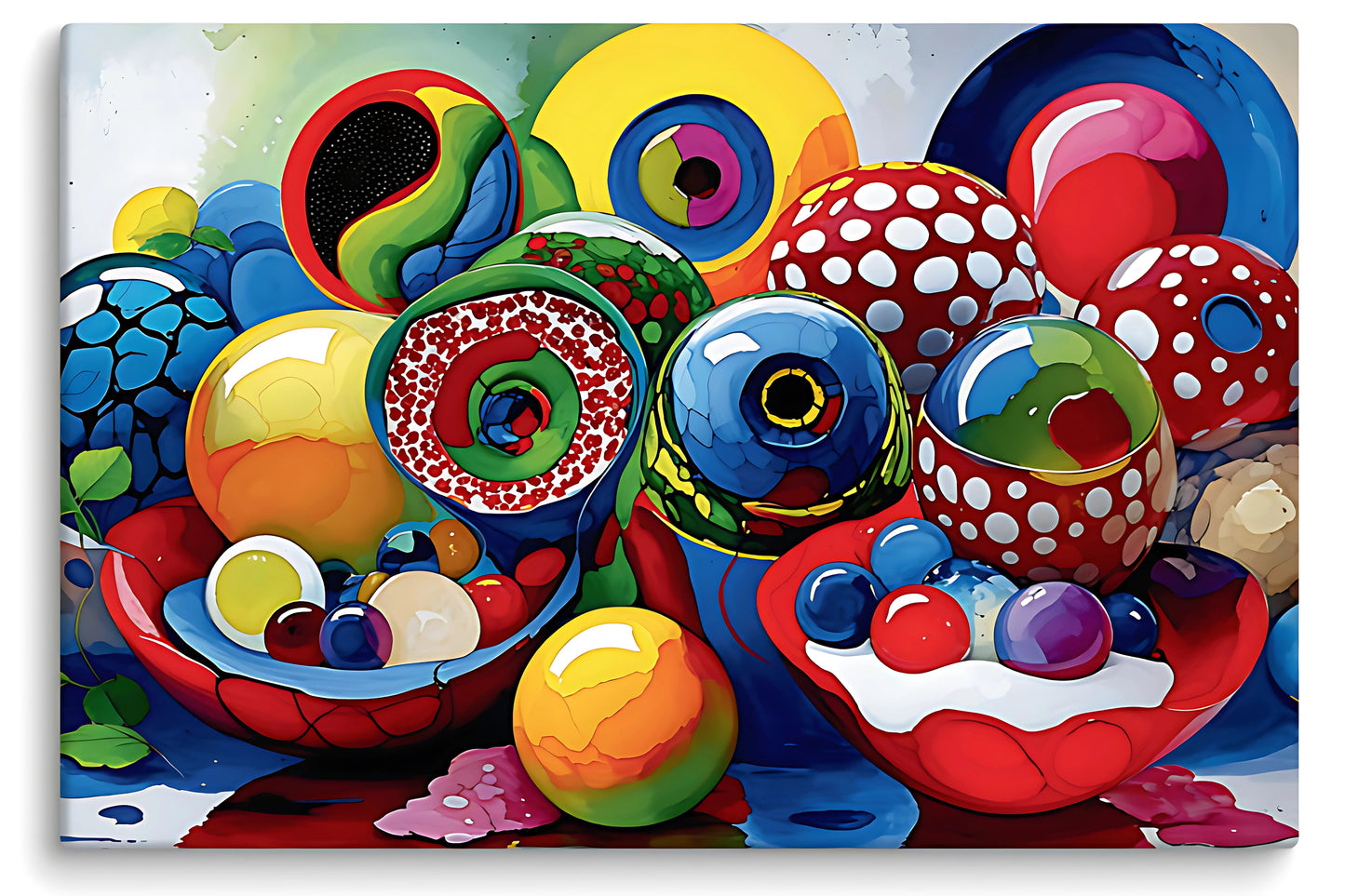 Abstract Wall Art on Stretched Canvas - Museum Quality - VWA00010A