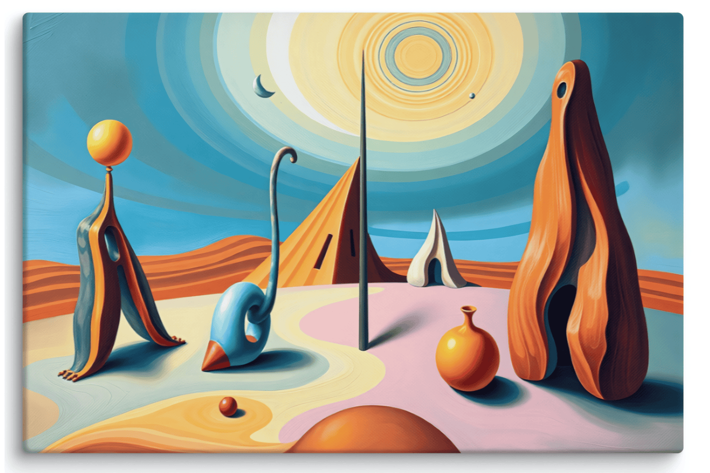 Abstract Wall Art on Stretched Canvas - Museum Quality - VWA00020A