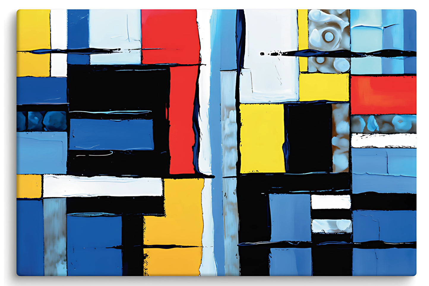 Abstract Wall Art on Stretched Canvas - Museum Quality - VWA00003A