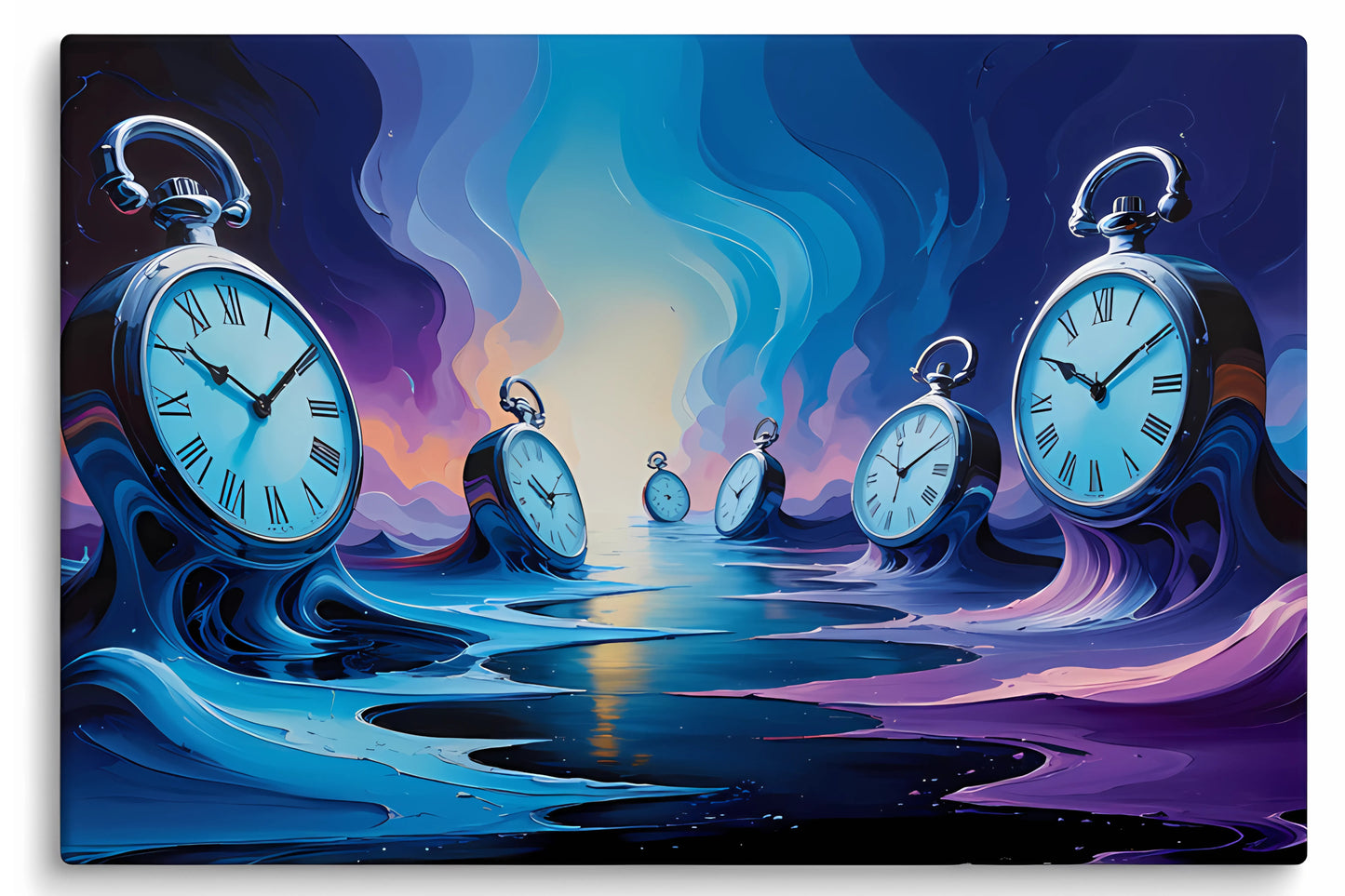 Abstract Wall Art on Stretched Canvas - Museum Quality - VWA00005A