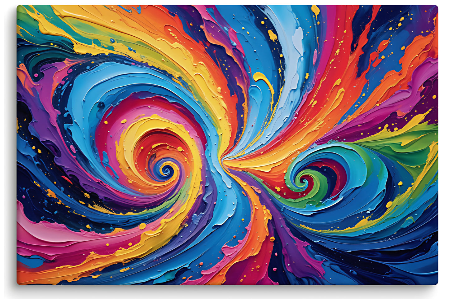Abstract Wall Art on Stretched Canvas - Museum Quality - VWA00006A