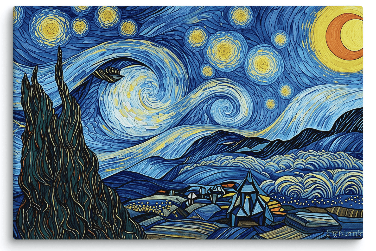 Own a Piece of Starlight: Exclusive Van Gogh Inspired Art, Found Only Here - Museum Quality - VWA00020A